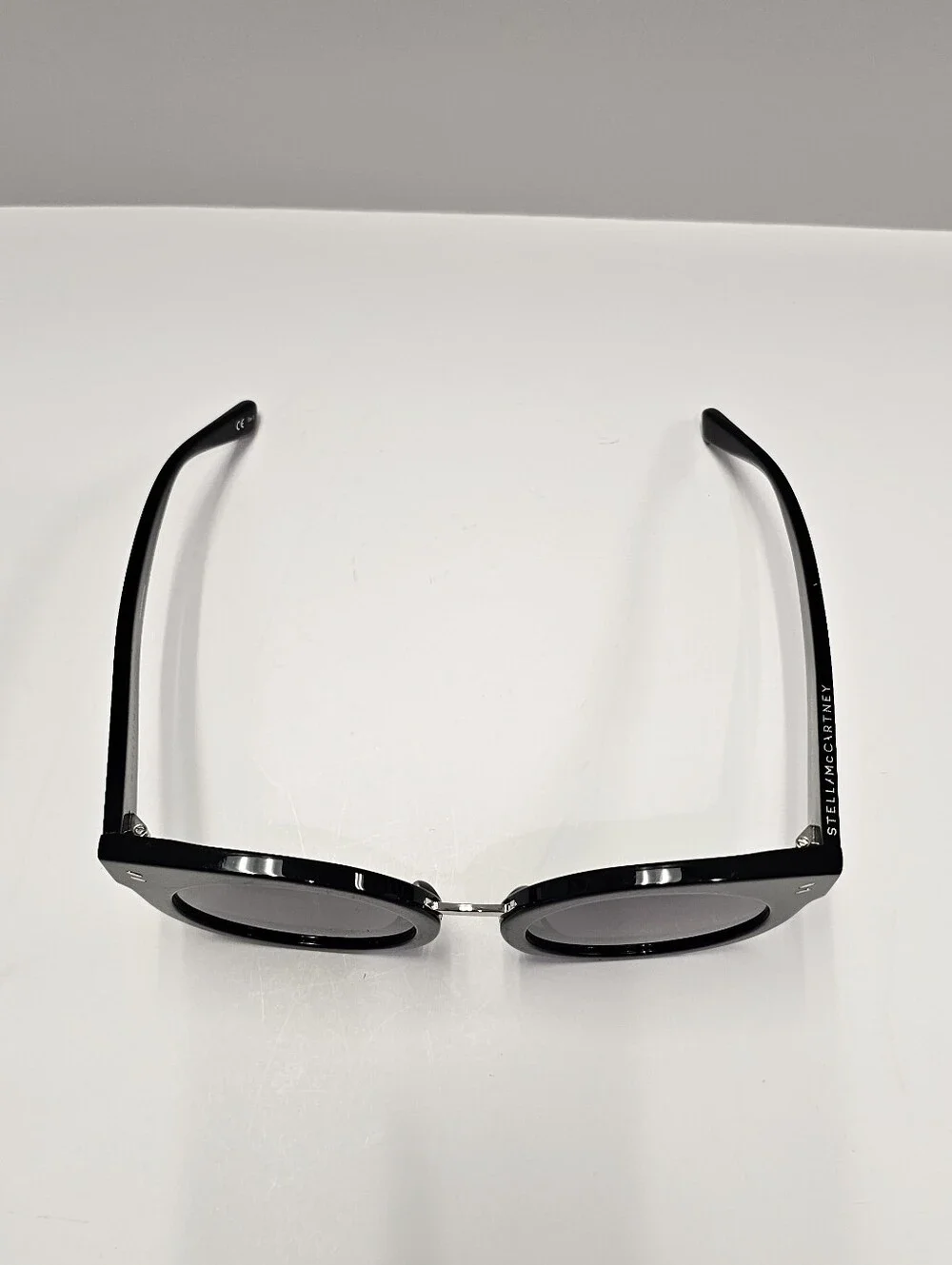 Stella McCartney Rounded Cat-Eye Black Sunglasses